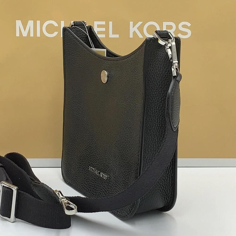 MICHAEL KORS Briley Small Pebbled Leather Messengr